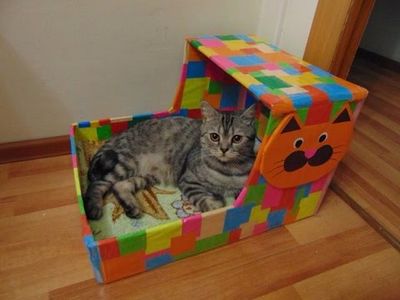 Как создать домик для кота